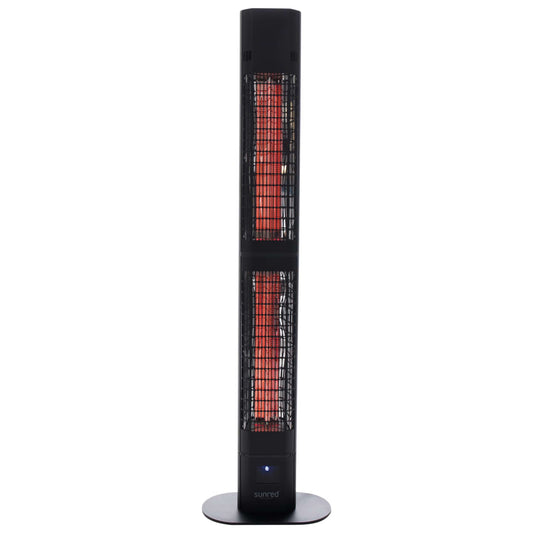 Sunred Calefactor patio Royal Diamond Dark rosa oro Lounge 3000W negro