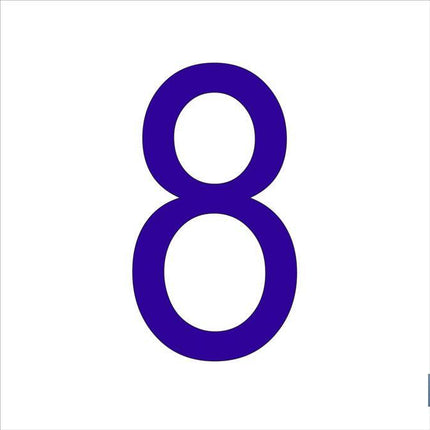 8 Número en glasspack