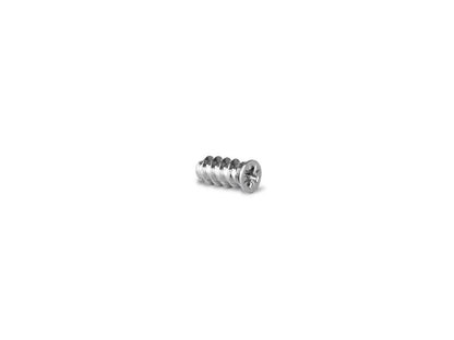 Emuca Screws, flat head Pozidrive, D. 6.2 mm, 13 mm, Euro, Steel, Nickel plated