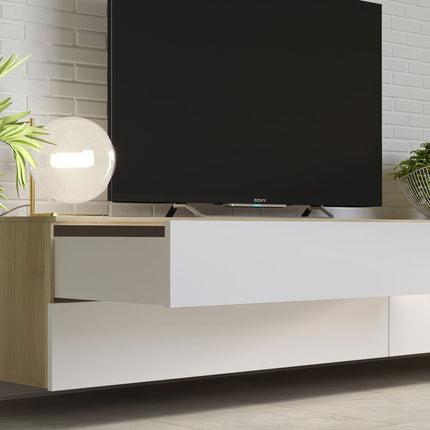 Juego de guías ocultas para cajones Silver, de extracción total, con push, Acero, Cincado