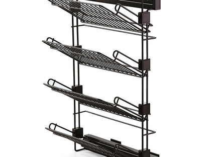 Removable side shoe rack, Mocha painted, Steel, 1 pc. 