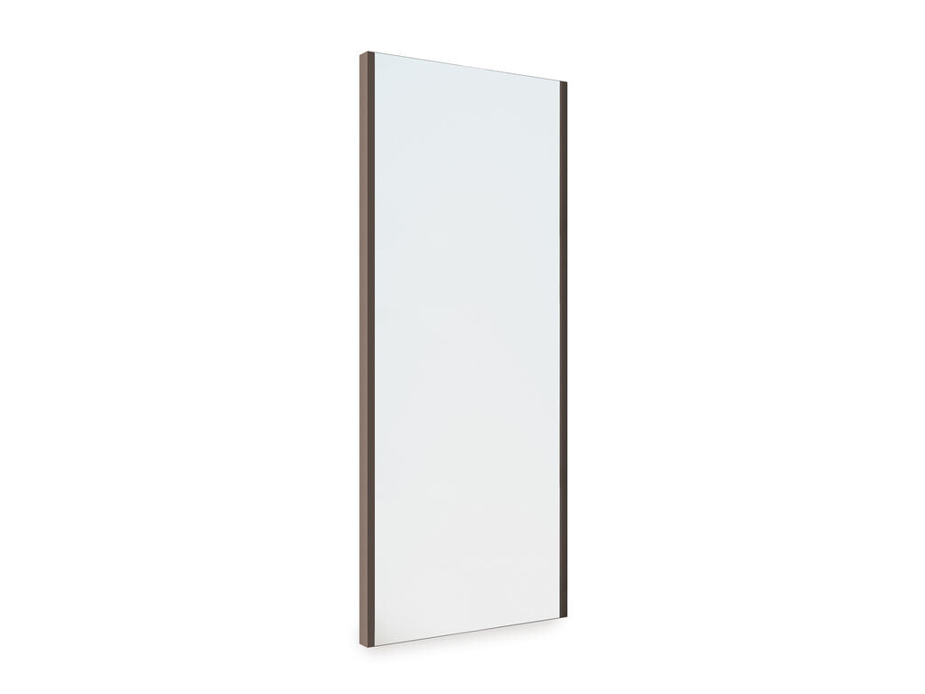 Emuca Moka removable mirror for the inside of the wardrobe, 440, Plastic and Aluminium, Moka painted