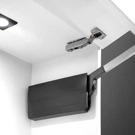 Juego de compases para puertas elevables Agile Flap, Acero y Plástico