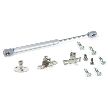 Emuca Lote de 10 pistones para puertas elevables H con enganches