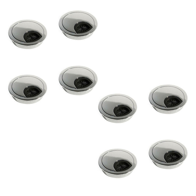 Prensa-cabo circular Circum, Ø 60, cromado, Zamak.