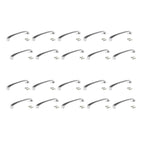 174L 160 eje Níquel satinado