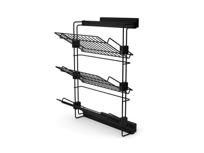 Removable side shoe rack, Mocha painted, Steel, 1 pc. 