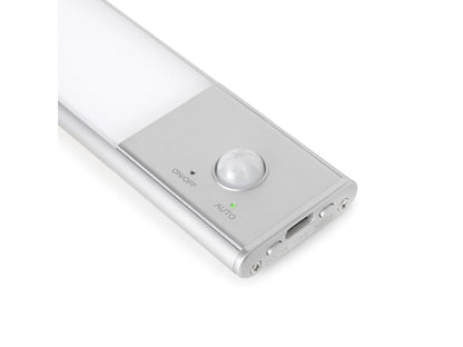 Emuca Kaus USB rechargeable LED wall light with proximity touch sensor, L600mm, Plastic and Aluminium, Matt anodized