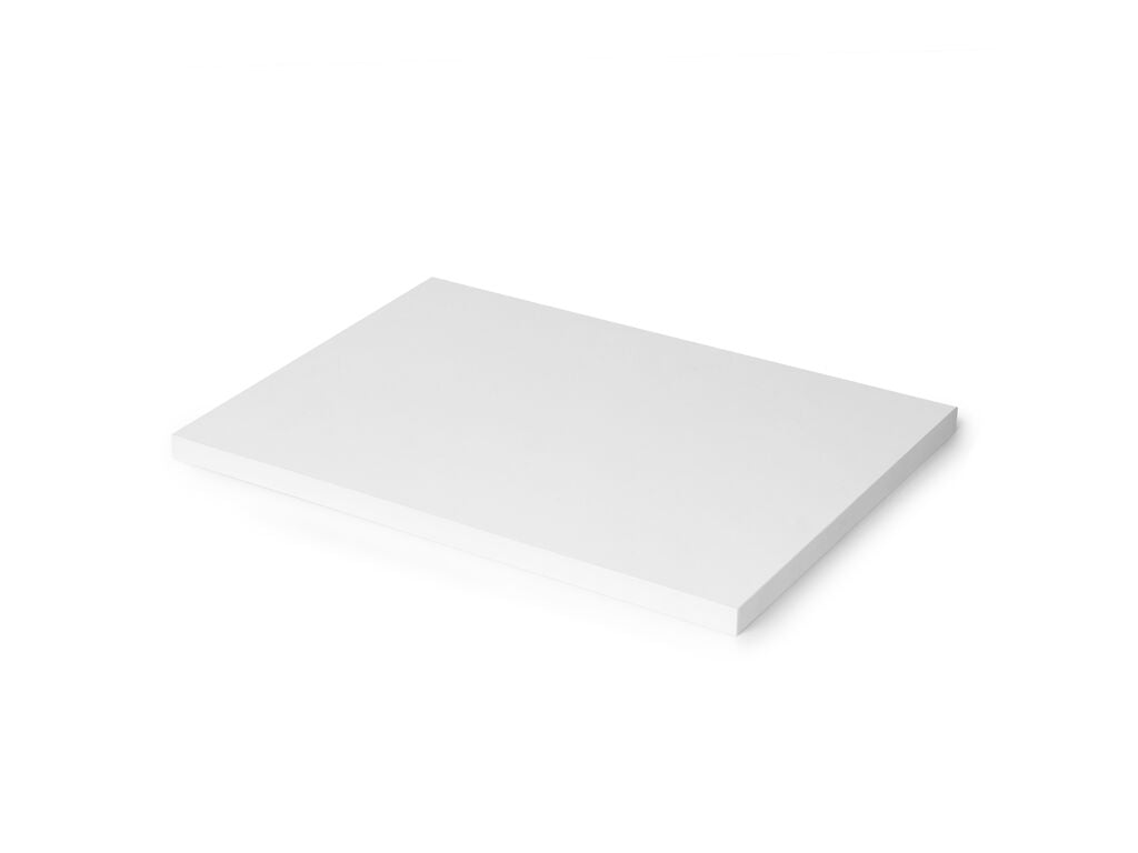 Emuca Table top, 1150x750mm, thickness 30mm, Wood, White painted