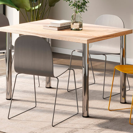 Tampo de mesa Emuca, 30 mm de espessura, carvalho/madeira branca