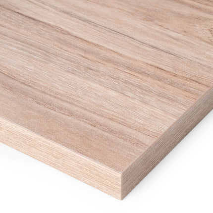 Tampo de mesa Emuca, 30 mm de espessura, carvalho/madeira branca