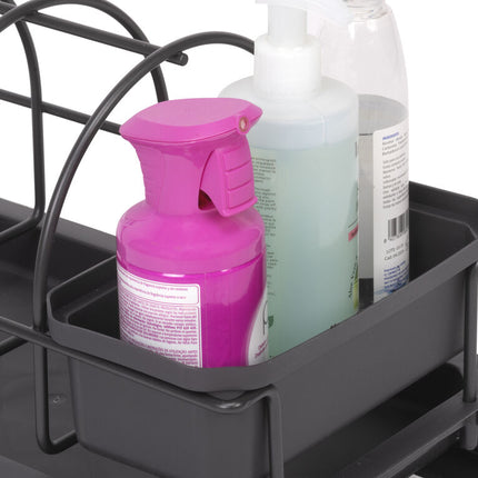 Bandeja para accesorios de cocina con fijación inferior y extracción manual