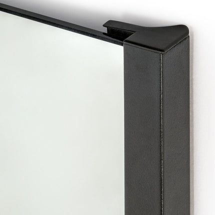 Emuca Espejo extraíble para interior de armario Plástico y Aluminio