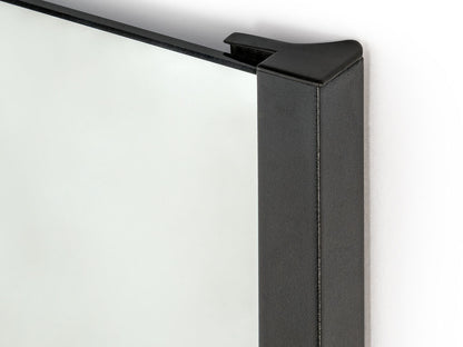 Emuca Moka removable mirror for the inside of the wardrobe, 440, Plastic and Aluminium, Moka painted