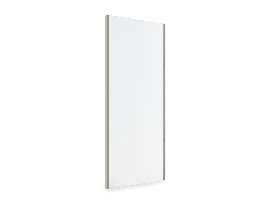 Emuca Moka removable mirror for the inside of the wardrobe, 440, Plastic and Aluminium, Moka painted