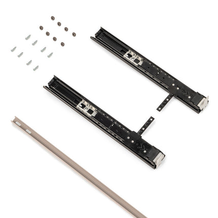 Emuca Espejo extraíble para interior de armario Plástico y Aluminio