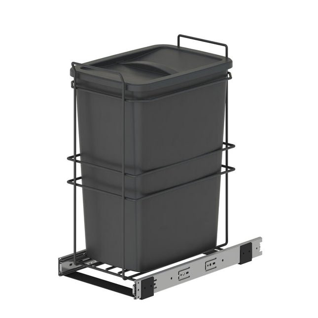 Emuca Recycle removable recycling container 2x35L