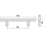 Níquel Satinado / 136 96