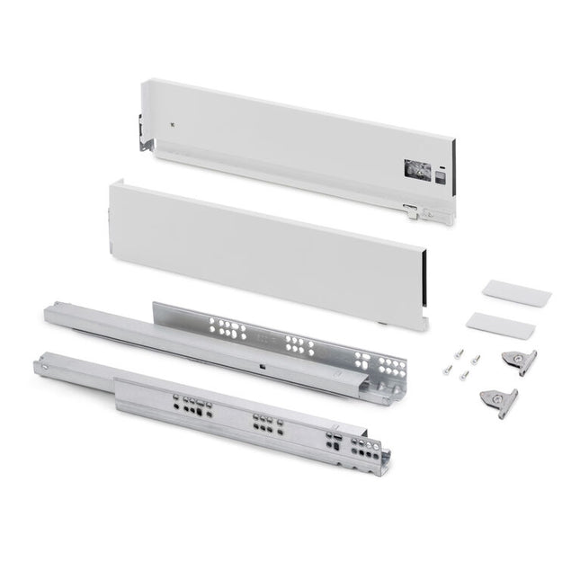 Vertex external drawer with 3D adjustment 40kg, height 131mm