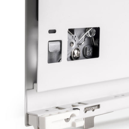 Emuca Cajón exterior Vertex 60kg de altura 178mm, profundidad 500mm, Acero, Gris antracita