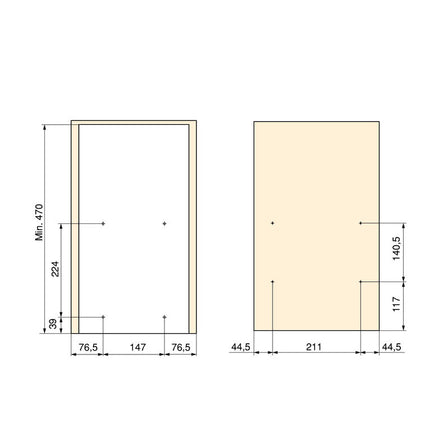 Carro extraíble con cestas y panero Supra de fijación inferior con cierre suave, módulo 300mm, Acero, Cromado