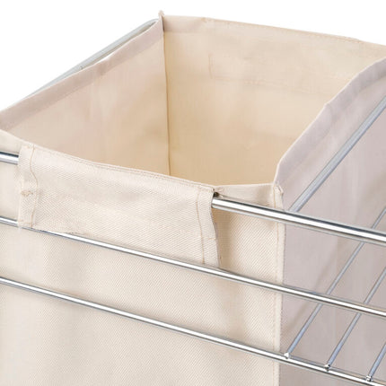 Carro extraíble con cestas y panero Supra de fijación inferior con cierre suave, módulo 300mm, Acero, Cromado