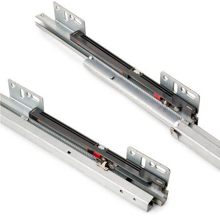 Carro extraíble con cestas y panero Supra de fijación inferior con cierre suave, módulo 300mm, Acero, Cromado