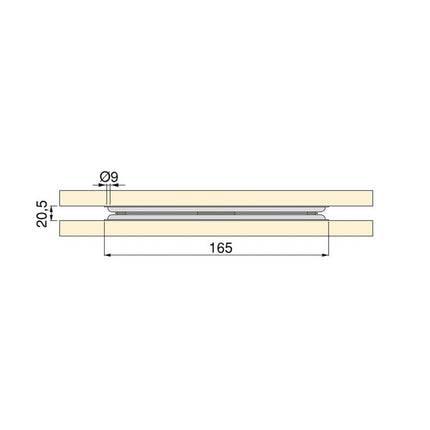 Base giratoria para TV Giro 1, 100kg, Acero, Pintado negro