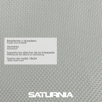 Tela Mosquitera Aluminio 18x14 Ancho 150 cm. Rollo 30 Metros. Malla Mosquitera Aluminio Anti Mosquitos, Antimoscas, · Vista 4