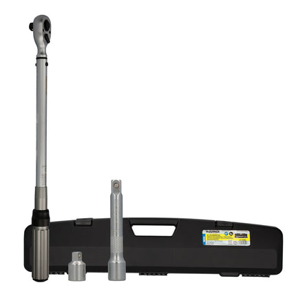 Llave Dinamométrica 1/2" Con Alargadera y Reductor De 3/8" Llave De Torque Camiones, Coches, Motos, Micro Ajustes, Acero CRV · Vista 8