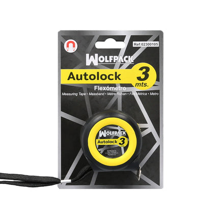 Flexómetro Sistema Autolock Con Freno Automático Longitud 3 Metros Ancho Cinta 16 mm. Magnético. Cinta Metrica Freno Automático · Vista 6