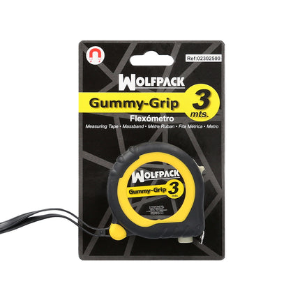 Flexómetro Gummy Grip Con Doble Freno Longitud 3 Metros Ancho 16 mm. Magnético.Metro Medición, Metro Magnético, Hogar, Bricolaje · Vista 6