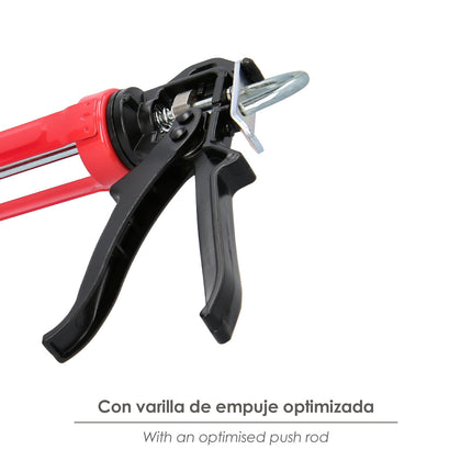 Pistola Silicona Profesional Roja / Negra Profesional · Vista 3
