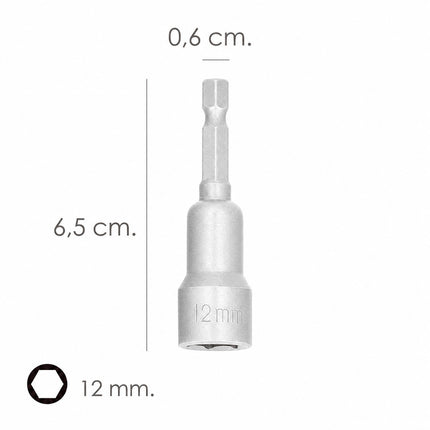 Llave Vaso Magnetica 12 mm. (2 Piezas) · Vista 2