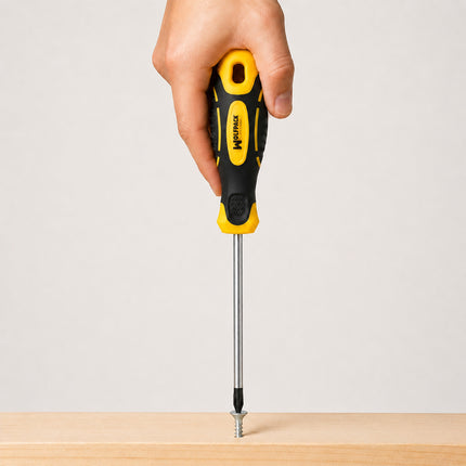 Destornillador Mango Bimaterial Phillips Nº 0 / 75 mm. Destornillador Plano, Cromo Vanadio, · Vista 4