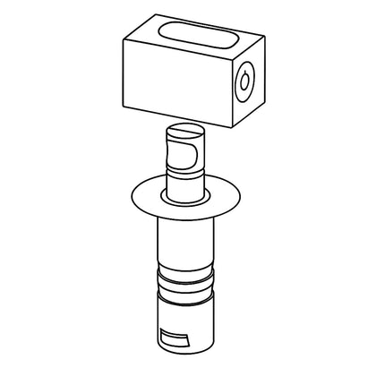 Candado Empotrar Llave Plana C-1 Hembra · Vista 4