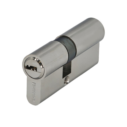 Cilindro Seguridad 30x40 mm/13,5 Leva Corta Niquelado Con 5 llaves · Vista 1