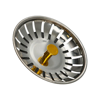 Tapón Válvula Cesta Para Fregadero Inoxidable Click Clack Ø 8 cm. · Vista 1