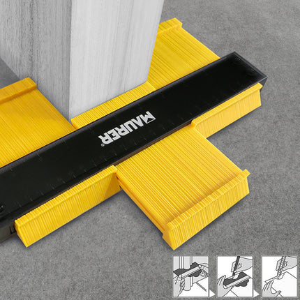 Medidor De Contornos 100x125 mm. Con Bloqueo. Medidor De Perfiles, Medidor Formas, Duplicador Perfiles, Preciso,Dureza Ajustable · Vista 8