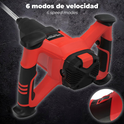 Mezclador Eléctrico 1800 Watt 6 Velocidades Con Variador de Potencia · Vista 5