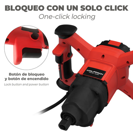 Mezclador Eléctrico 1800 Watt 6 Velocidades Con Variador de Potencia · Vista 7