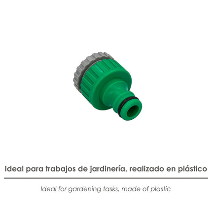 Adaptador Manguera Plástico 3/4 - 1/2" Hembra Granel · Vista 3