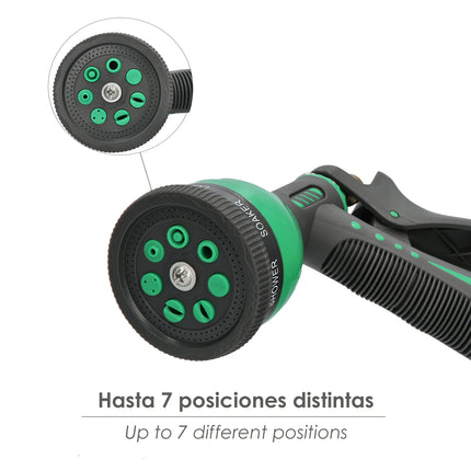 Pistola Riego Manguera Metal Plus 7 Posiciones · Vista 3