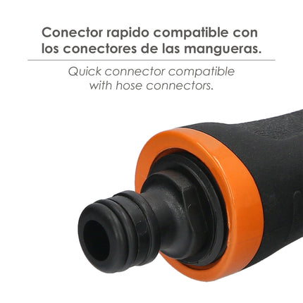 Pistola Riego Jardin Manguera Metal Soft-Touch 10 Posiciones · Vista 5