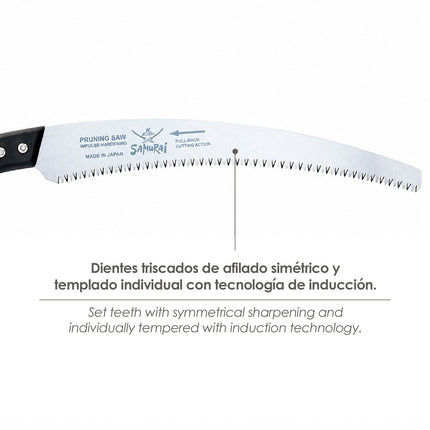 Serrucho Samurai Curvo Mango TPR 330 mm. · Vista 4