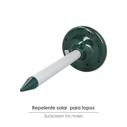Ahuyentador Ultrasonidos Solar para topos 625 m². · Vista 4