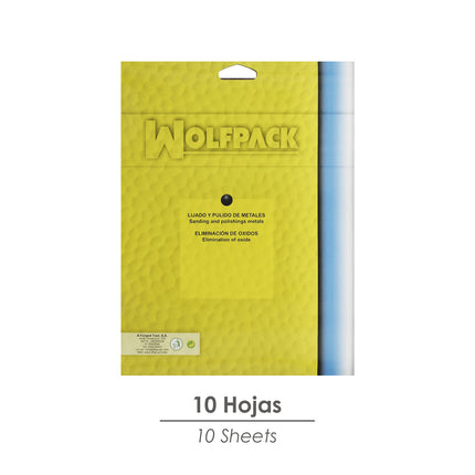 Lija Hierro 0 Fino (Pack 10 Pliegos) · Vista 3