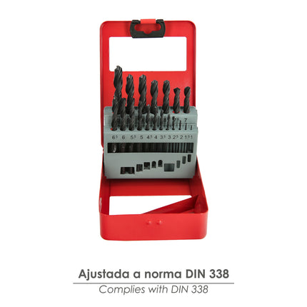 Estuche Brocas Hss Wolfpack 1-10 mm. 19 Piezas · Vista 3