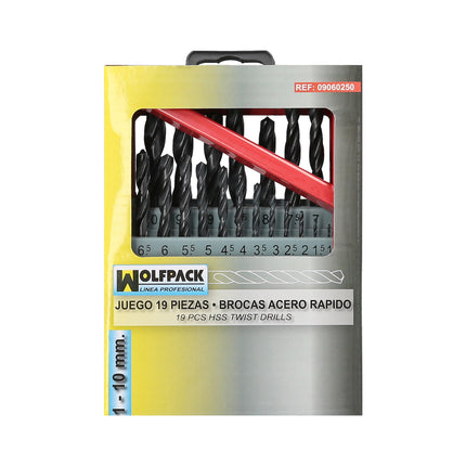 Estuche Brocas Hss Wolfpack 1-10 mm. 19 Piezas · Vista 5