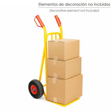 Carretilla Almacen / Sacos Ruedas Neumaticas Llantas Plástico · Vista 5